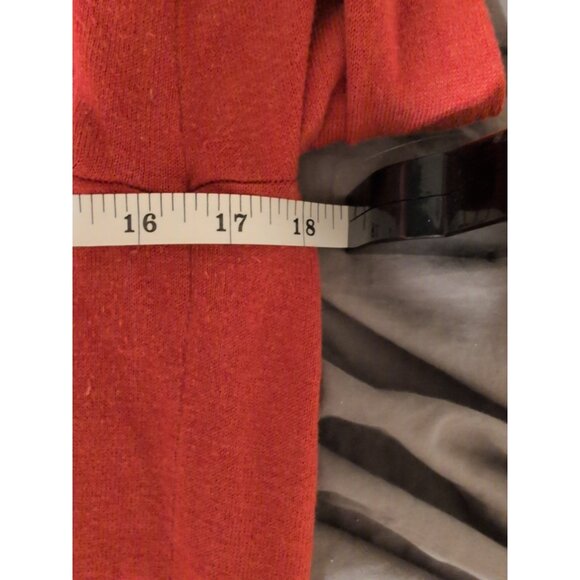 Banana Republic Sweater Women's Small Orange Heather Everyday Sweater - Picture 4 of 5